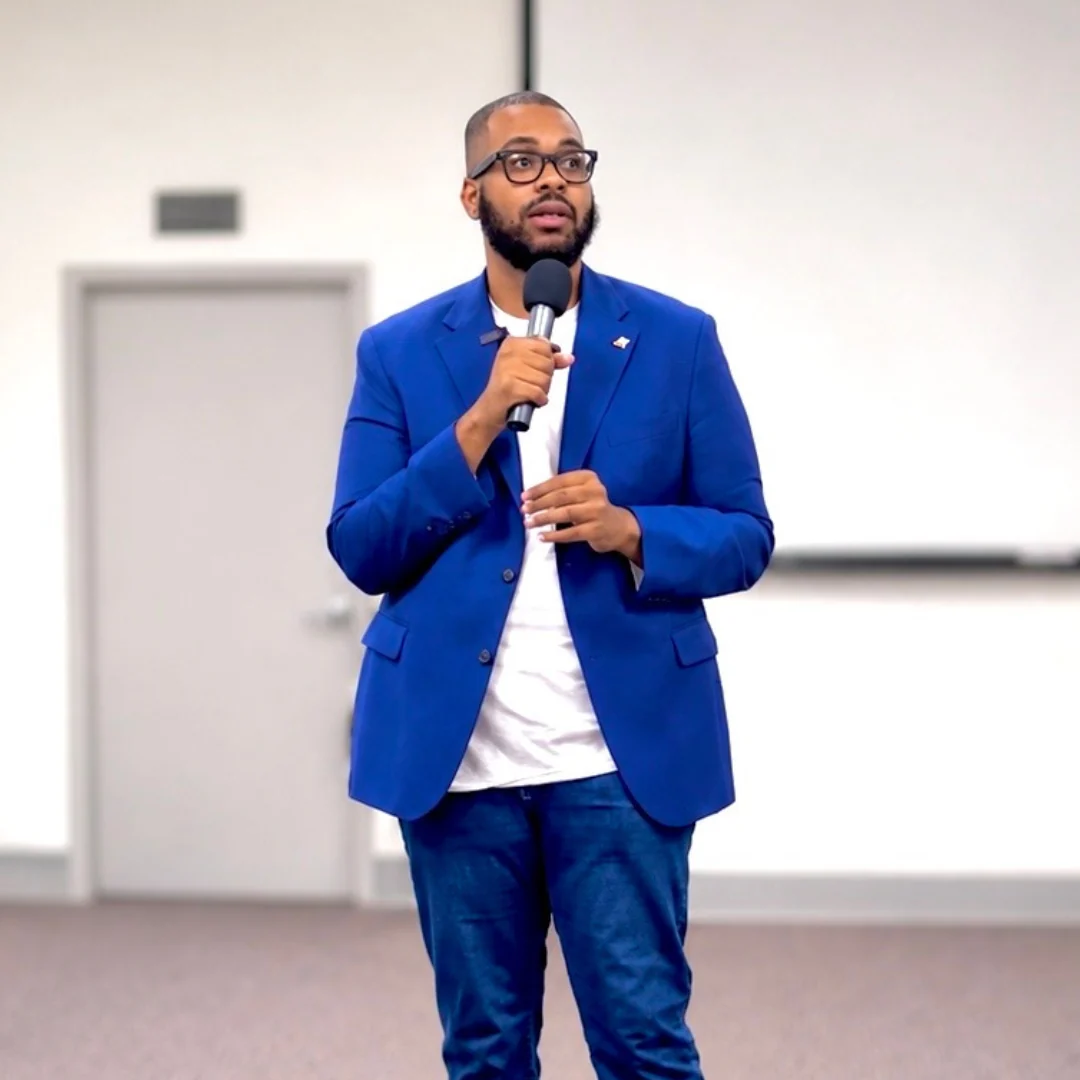 Darrin Harvey speaking